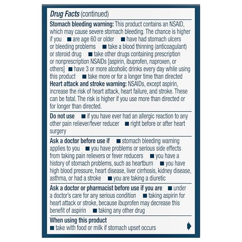 Advil Pain Reliever and Fever Reducer, Pain Relief Medicine with Ibuprofen 200mg for Headache, Backache, Menstrual Pain and Joint Pain Relief - 100 Coated Tablets