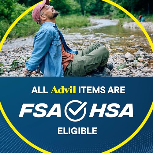 Advil Pain Reliever and Fever Reducer, Pain Relief Medicine with Ibuprofen 200mg for Headache, Backache, Menstrual Pain and Joint Pain Relief - 100 Coated Tablets