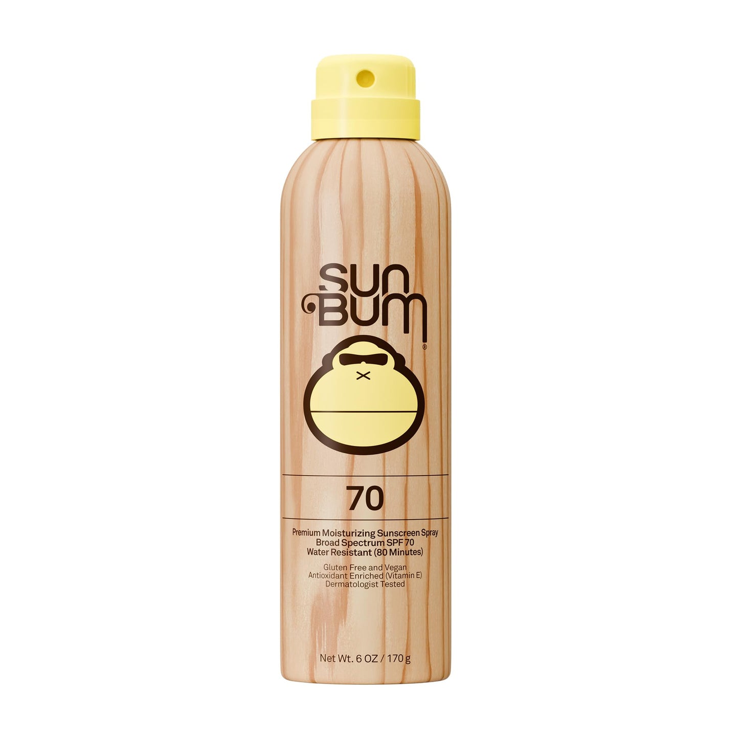 Sun Bum Original SPF 50 Sunscreen Body Spray - Broad Spectrum Moisturizing Sunscreen with Vitamin E - Hawaii 104 Act Compliant (Made without Octinoxate & Oxybenzone) - 6 oz