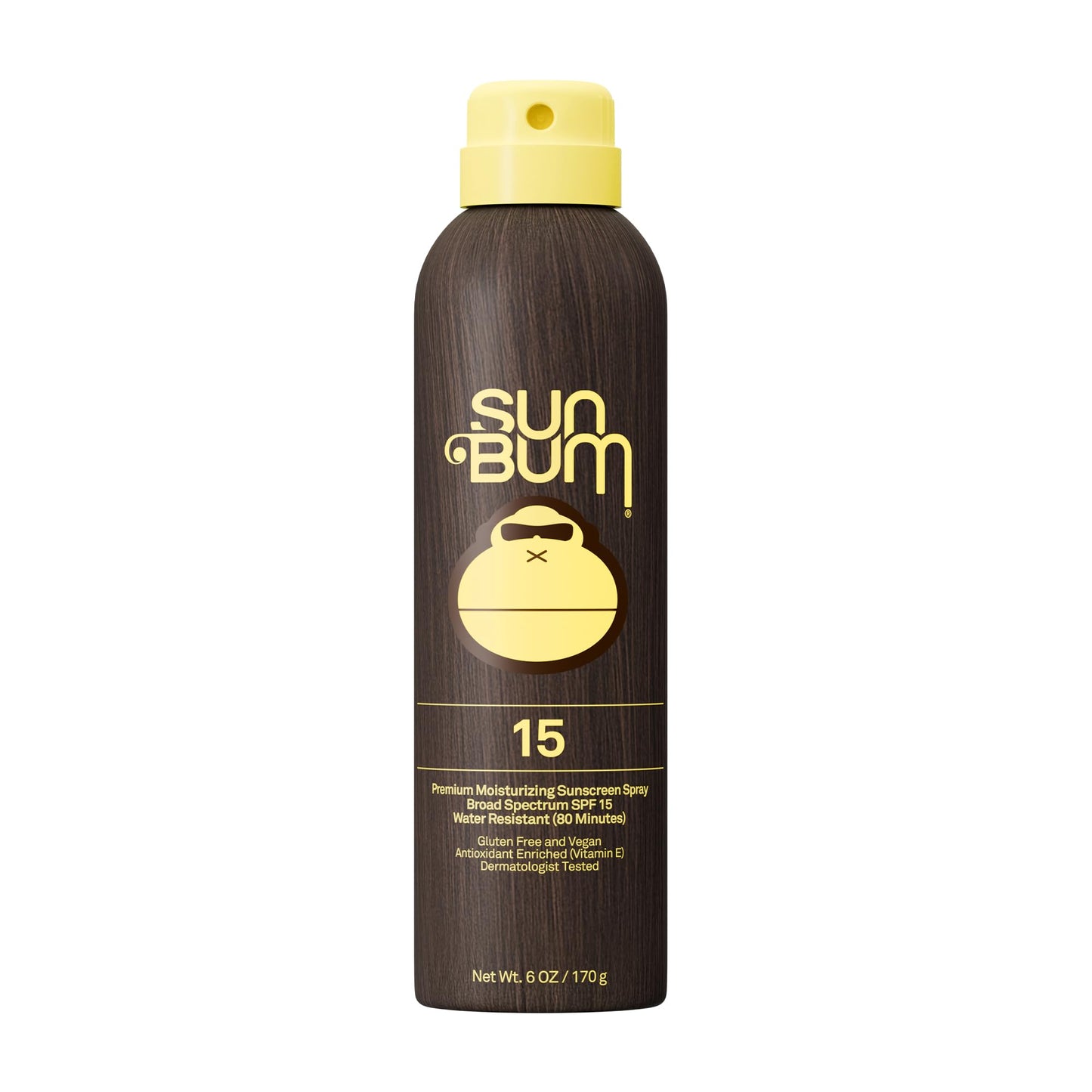 Sun Bum Original SPF 50 Sunscreen Body Spray - Broad Spectrum Moisturizing Sunscreen with Vitamin E - Hawaii 104 Act Compliant (Made without Octinoxate & Oxybenzone) - 6 oz