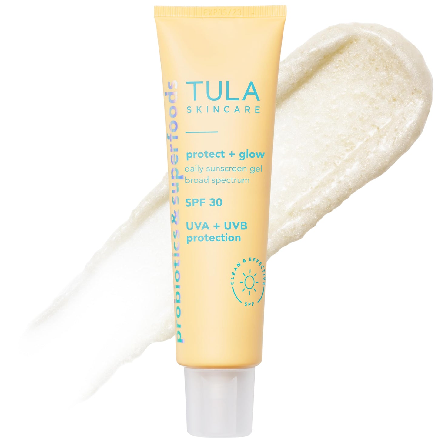 TULA Skin Care Protect + Glow Daily Sunscreen Stick Gel Broad Spectrum SPF 30 - Skincare-First, Non-Greasy, Non-Comedogenic & Reef-Safe with Pollution & Blue Light Protection.