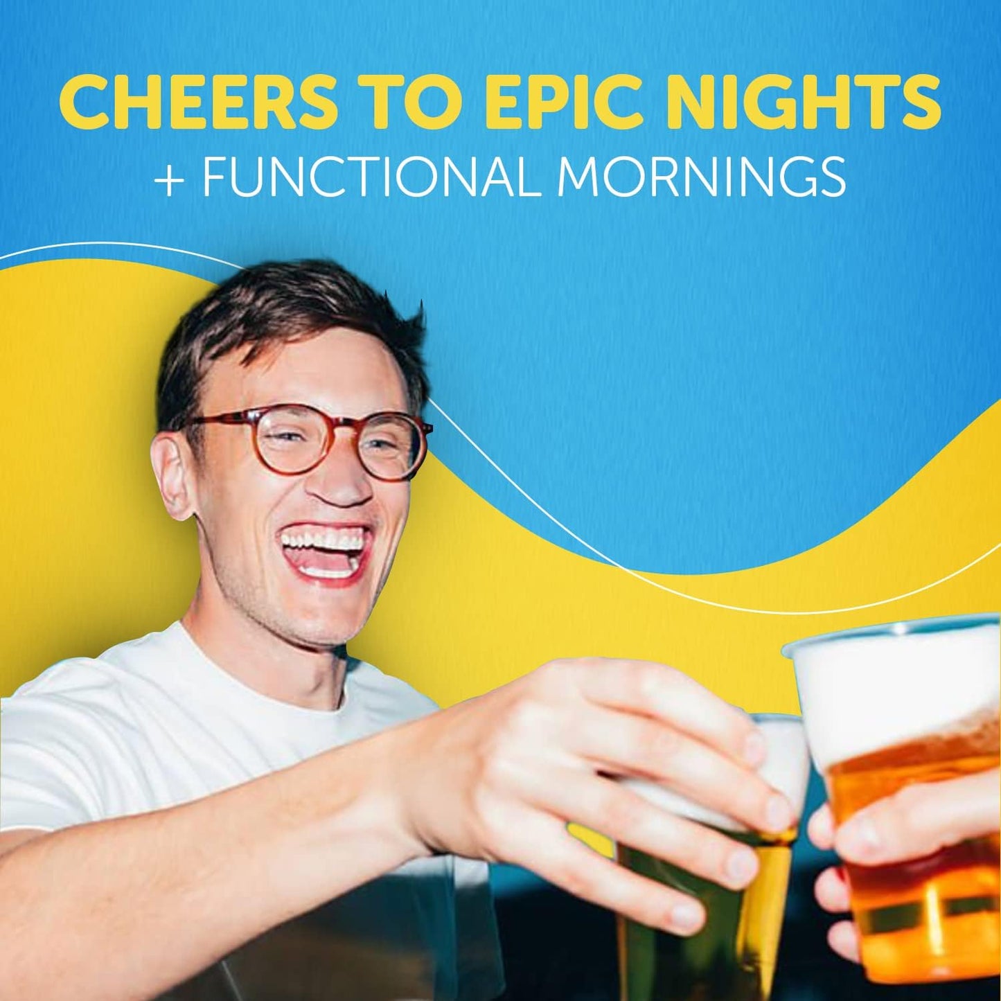 Blowfish for Hangovers - Fast Hangover Relief in 15 Minutes | Headache Relief, Energy, and Hydration in One Step | Single Box