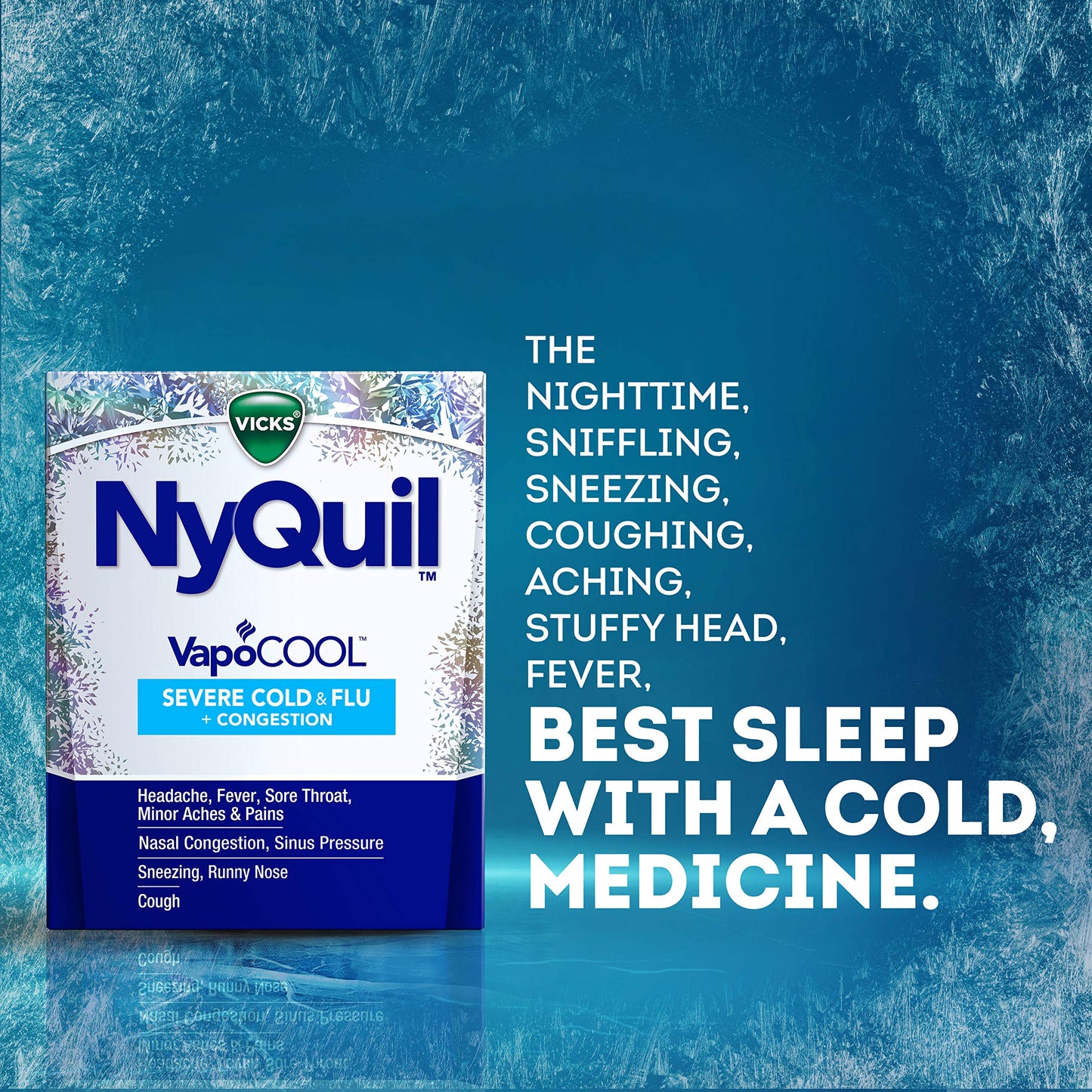 VICKS DayQuil & NyQuil SEVERE Co-Pack, Cold & Flu Medicine, Powerful Relief for Headache, Fever, Sore Throat, Minor Aches & Pains, Congestion, Sinus Pressure, Stuffy Nose, and Cough, 48 LiquiCaps